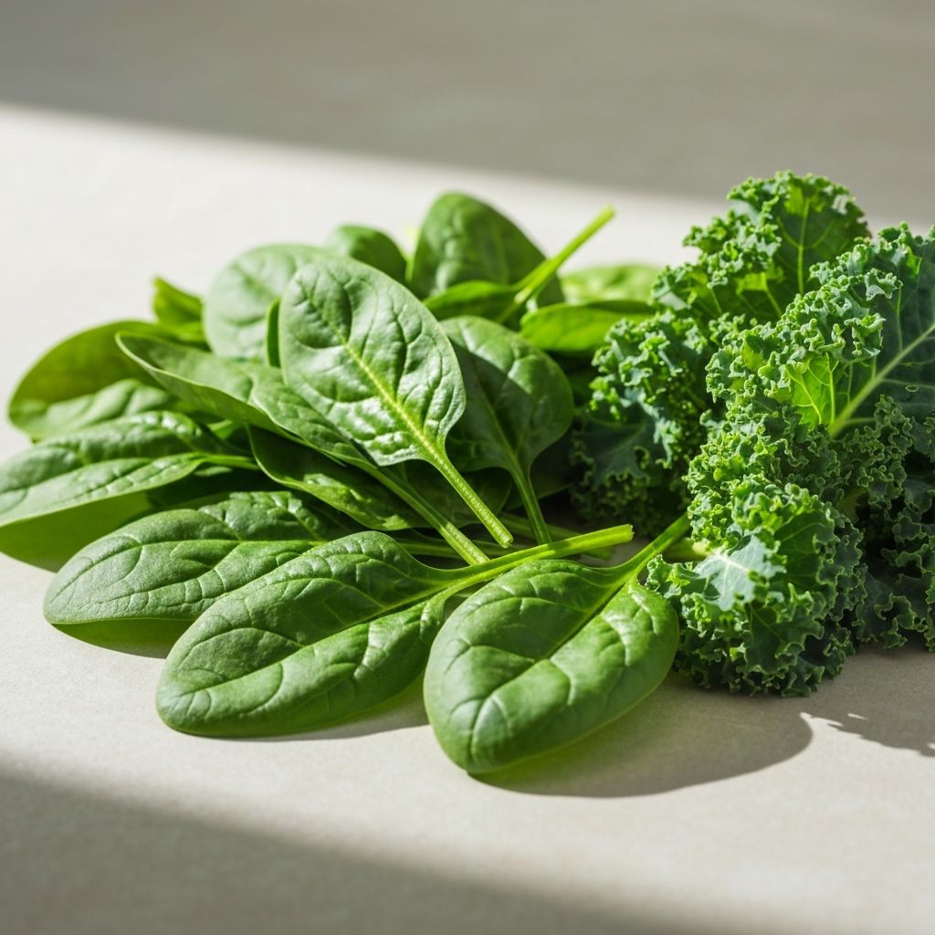 Świeże warzywa liściaste